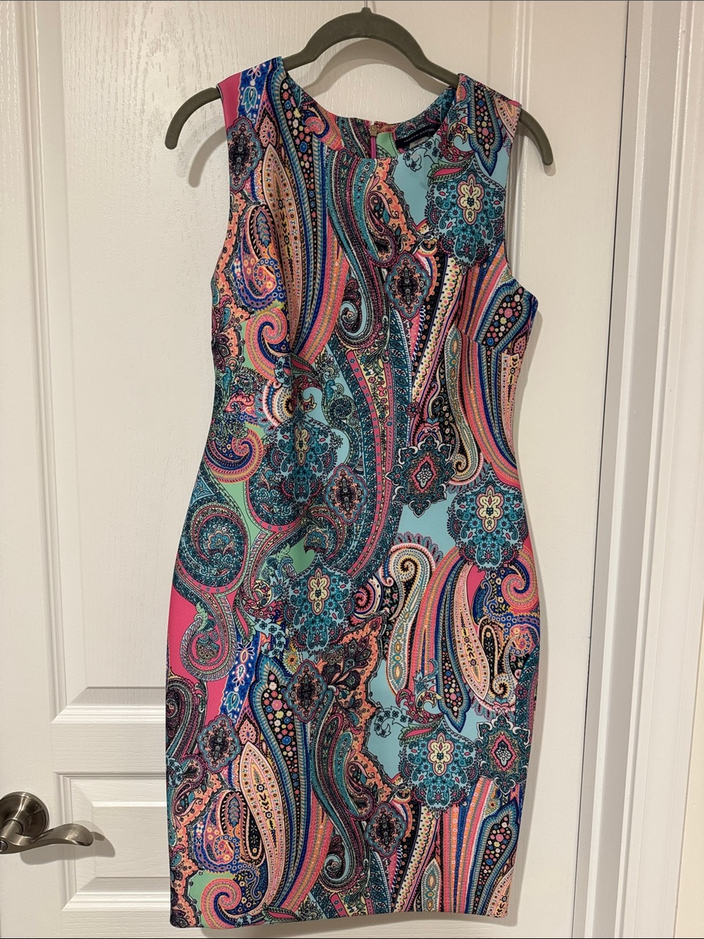 Tommy Hilfiger Multicolor Paisley Midi Sheath Dress